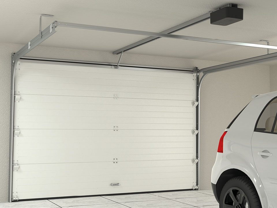 Купить гаражные ворота 2.7×2.2 м, с приводом, без монтажа - Туймазы