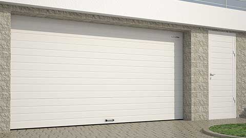 Купить гаражные ворота 2.5×2.2 м, с приводом, без монтажа - Туймазы